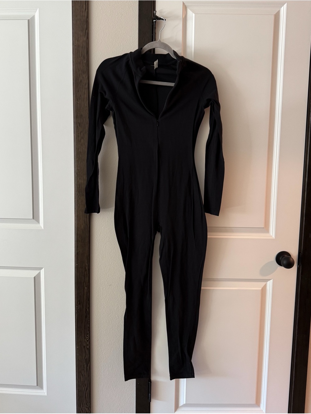 Aritzia TNA Black Zip-Up jump suit